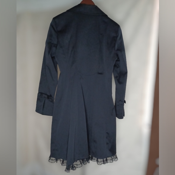 Nine West Elegant Dress Coat for Women Black with 2 pockets - Picture 3 of 10